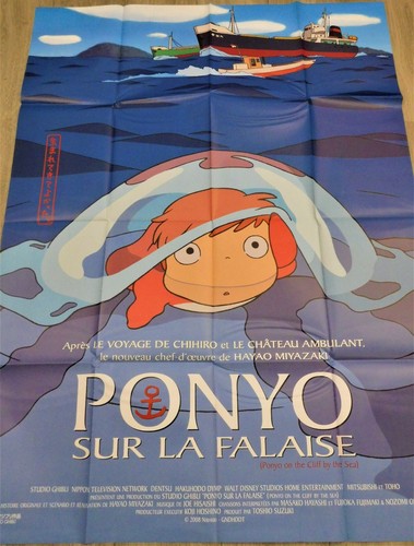 Ponyo affiche originale poster - ponyo,
