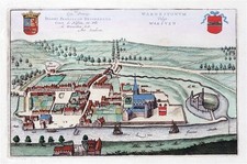 Reproduction plan ancien de Waesten 1649