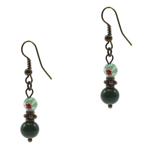 Dangle beaded fashion hook - beaded,