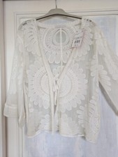 ARMAND THIERY Magnifique Gilet, Veste, Cardigan en Dentelle, Taille L