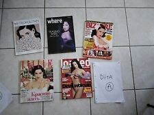 Special Cover Dita von Teese-lot 5 Magazines International Revue-free Shipping!
