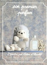 PUBLICITE ADVERTISING  1988 Son Premier Parfum Ptisenbon par TARTINE ET CHOCOLAT