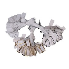 Bijoux Lanière Prix Balise Personnalisé Imprimé Vide Label or & Argent Écran