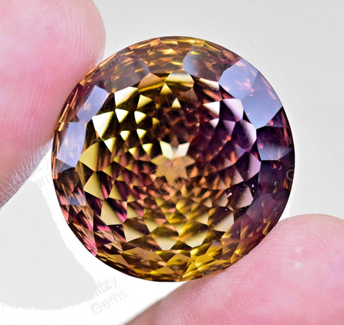 Ametrine color naturel - ametrine, bi-color