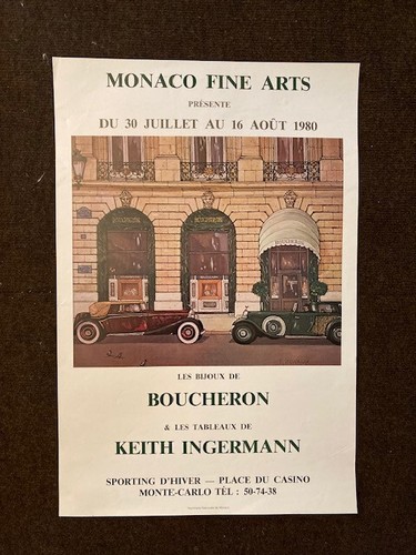 Affiche monaco fine - affiche, "monaco
