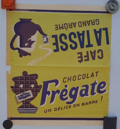 Ancienne affiche double x - 35,5,