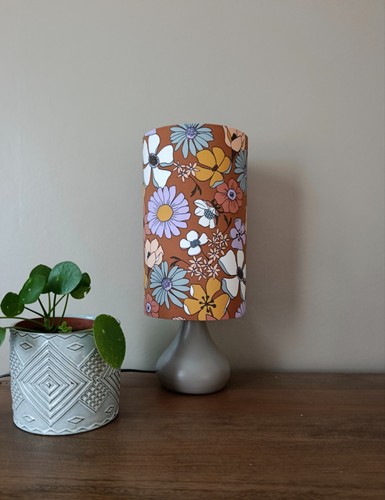 Lampe vintage flower power
