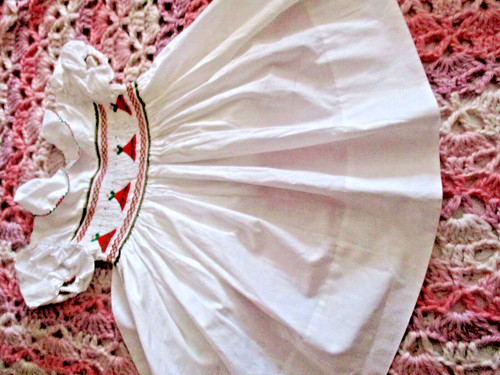 Robe coton blanc - robe, vintage