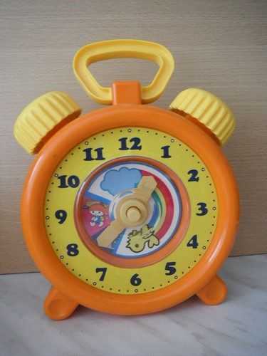 Vintage gros reveil couleurs - gros,