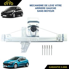 Leve Vitre Electrique Arriere Gauche pour Peugeot 207 (Sauf SW) 9223A4 9223G0