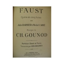 GOUNOD Charles Faust Chant