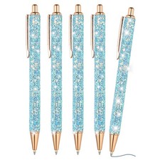 Stylo Bille Pailleté, 5Pcs