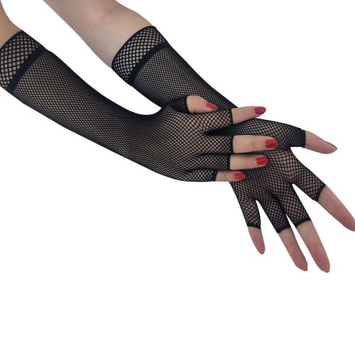 Punk longs gants résille - longs,