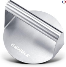 GWHOLE Presse Steak Haché Rond, Presse Hamburger, Smash Burger Antiadhésive en A