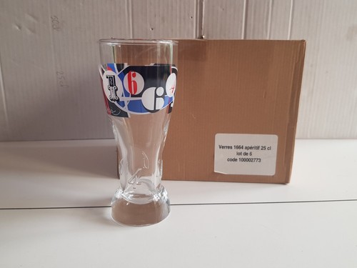 Verres bière 1664 - 6, à