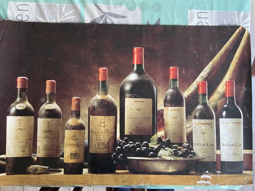Affiche château mouton cadet - château,