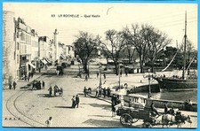 CPA : La Rochelle - Quai Vaslin