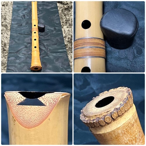 Flûte bambou main - en, à