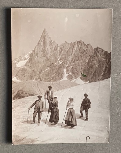 Photo ancienne chamonix mont - photo,