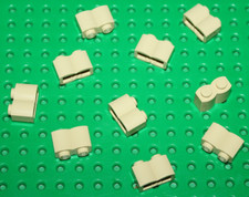 10 Lego Tan Brick Modified 1x2