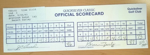 Pga golf quicksilver classic - golf,