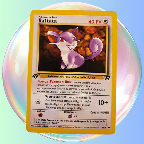 Carte pokémon rattata - carte,