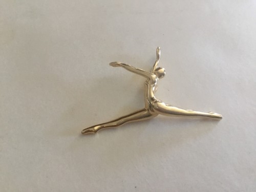 Pendentif plaque danseuse - plaque, or