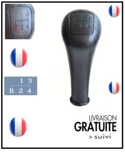 Pommeau levier vitesses - 4,