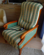 fauteuil relax électrique style rayures, bon état