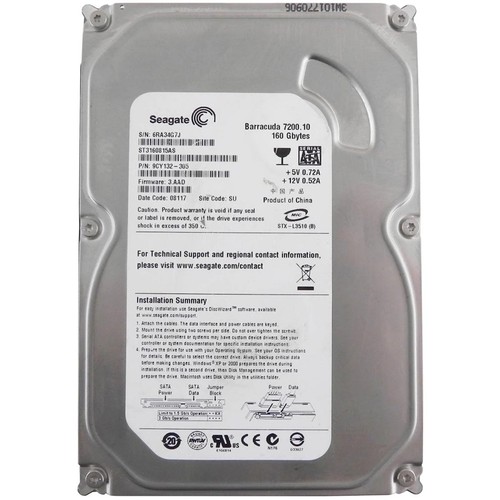 Disque dur hdd 160 - hdd, go