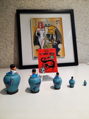 Potiche tintin lotus bleu - potiche,