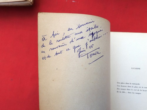 Envoi autographe tonia goff - tonia,