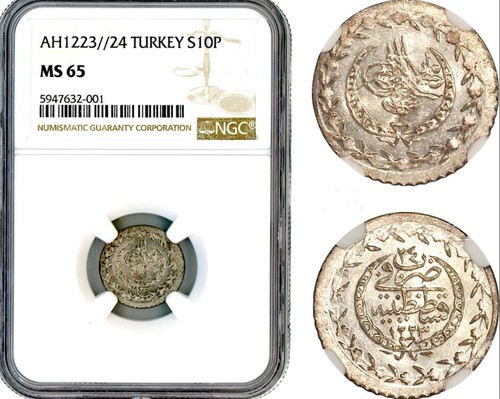 Turkey ottoman 10 - 10, para