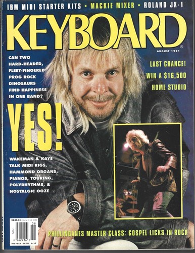 Keyboard magazine august 1991 - august,