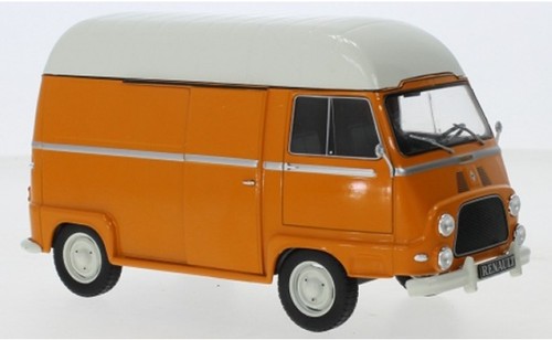 Renault estafette orange blanc - renault, orange-blanc