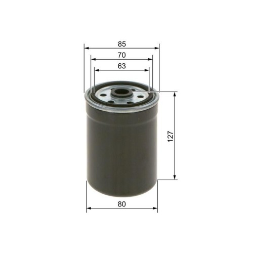 Filtre carburant bosch - filtre,
