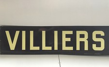 Plaque émaillée métro Paris station Villiers