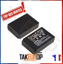 Batterie pour Canon LP-E12 Eos 100d M M2 M10 M50 Mark II M100 M200 Rebel SL1