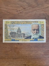 France Billet De 5 Nouveaux Francs Victor Hugo 2-5-1963 Ancien P2675