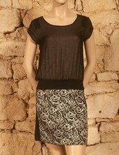 ROBE DE SOIRÉE VINTAGE 'COP COPINE' 'VENDOME' - UK 8 / US 4 / FR 36