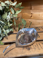 Vide poche en métal argenté