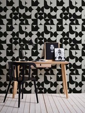 Papier peint rétro années - papier,
