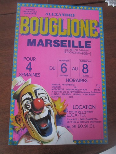 Affiche cirque alexandre - cirque,