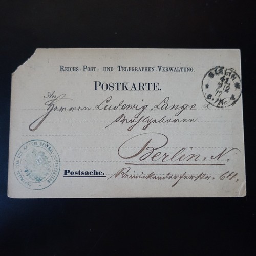 Ww1 camp berlin lettre - -,