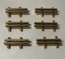 6 PORTES COUTEAUX MÉTAL DORÉ DESIGN GIO PONTI GOLD PLATED 24K SCULPTURE 20eme