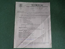 publicité SOMECA Reichshoffen 1923 constructions mécaniques en alsace