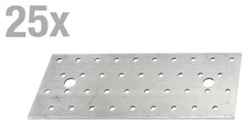 LOT de 25 PLAQUES PERFORÉES