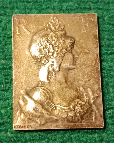 Médaille bronze vernier - -,