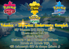 Pokémon Epée Bouclier : 8G Pokedex ISOLARMURE 517 Pokemon NON SHINY + SHINY