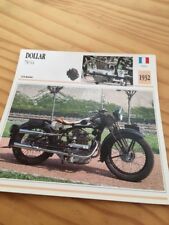 Dollar 750 V4 1932 Carte moto
